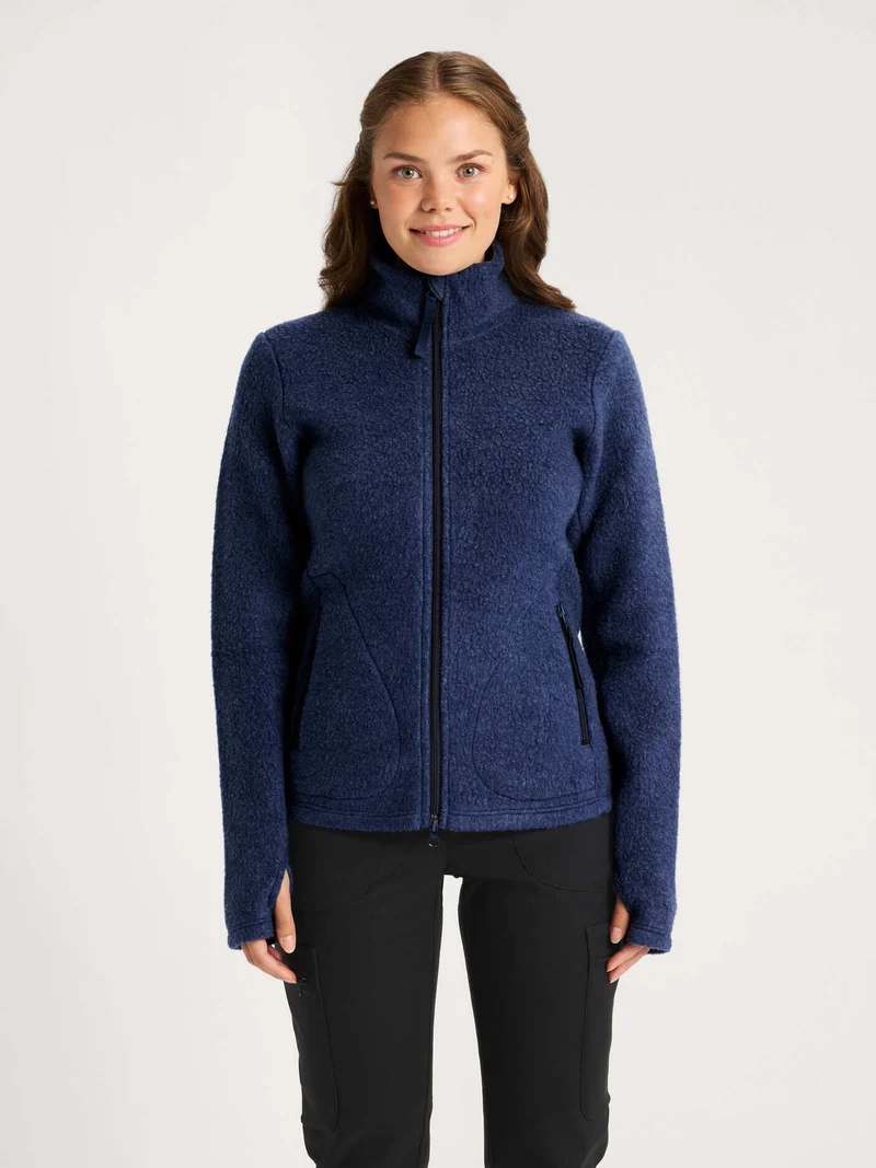 Ada Wool Fleece Navy