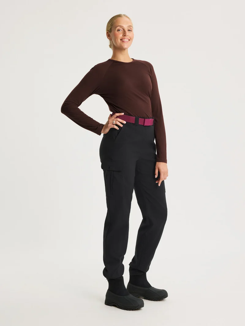 Elsa Cargo Pants Black
