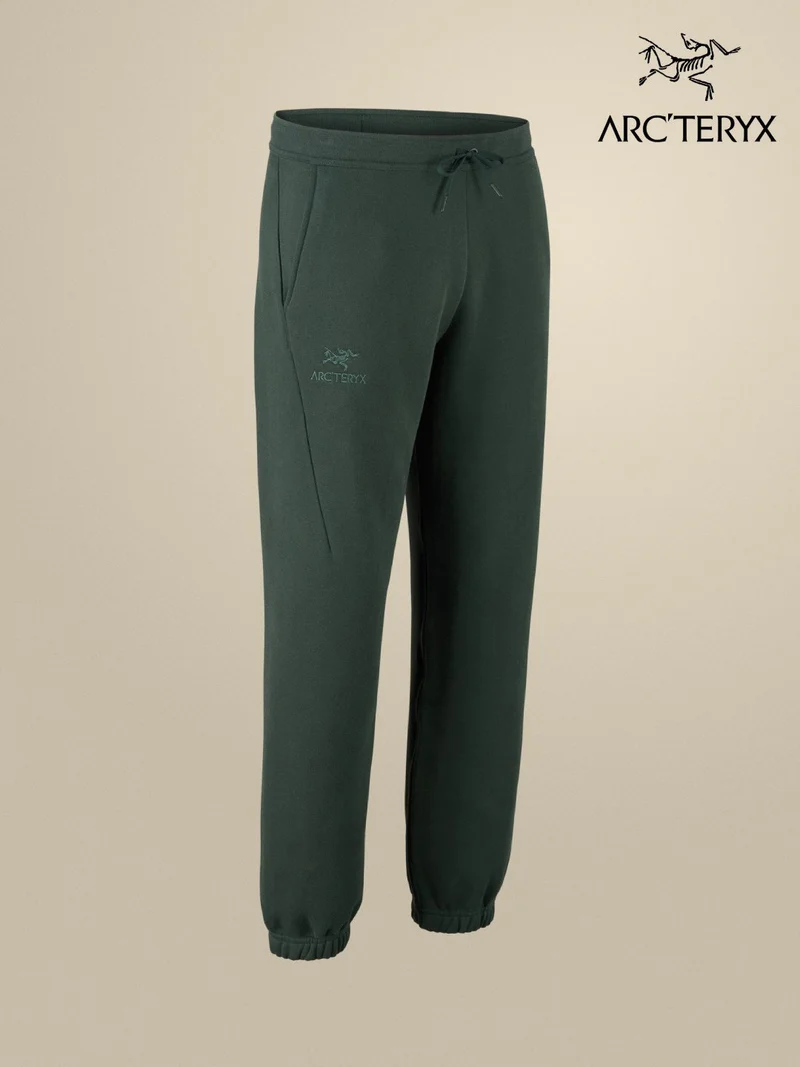 【Men】Emblem Fleece Jogger M #Dark Jade [X00001039304]｜ARC'TERYX
