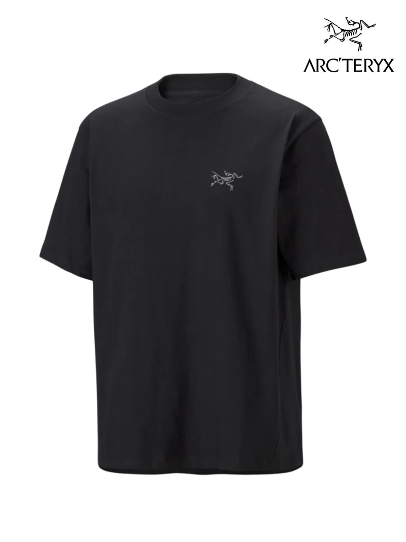 【Men】Kragg Cotton Emblem Crew SS M #Black [X00001070202]｜ARC'TERYX