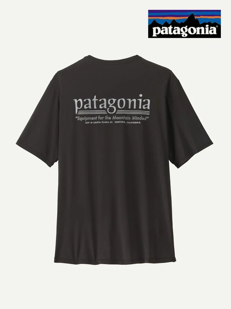 【Men】Men's Cap Cool Daily Shirt - Hut Tripper #BLK [45504]｜patagonia