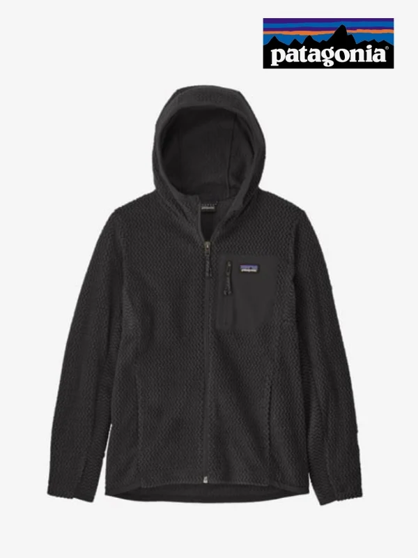 Kid's R1 Air Full-Zip Hoody #BLK [64810] ｜patagonia