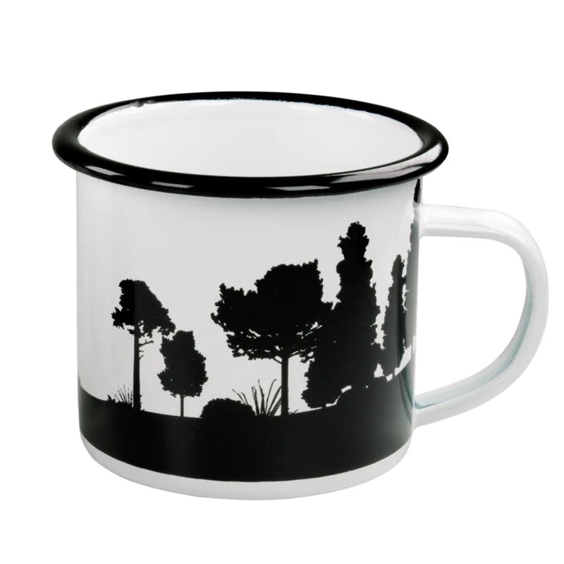 Enamel Mug Large White 0,75 l - emaljmugg