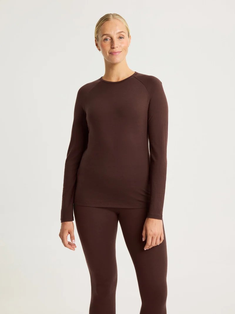 Ingrid Merino Long Sleeve Brown