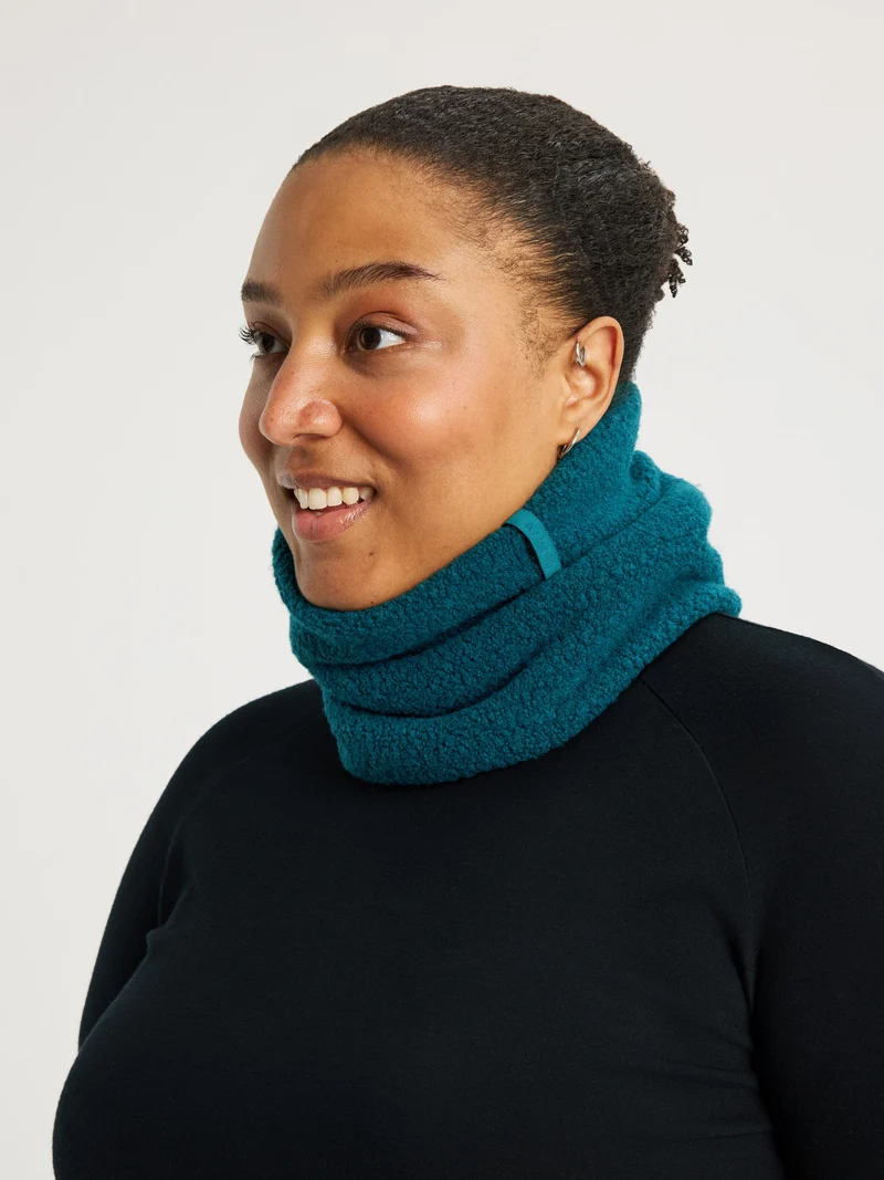Camilla Wool Neckwarmer Teal