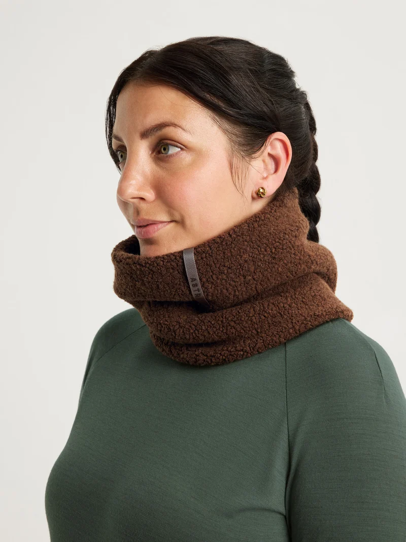Camilla Wool Neckwarmer Brown