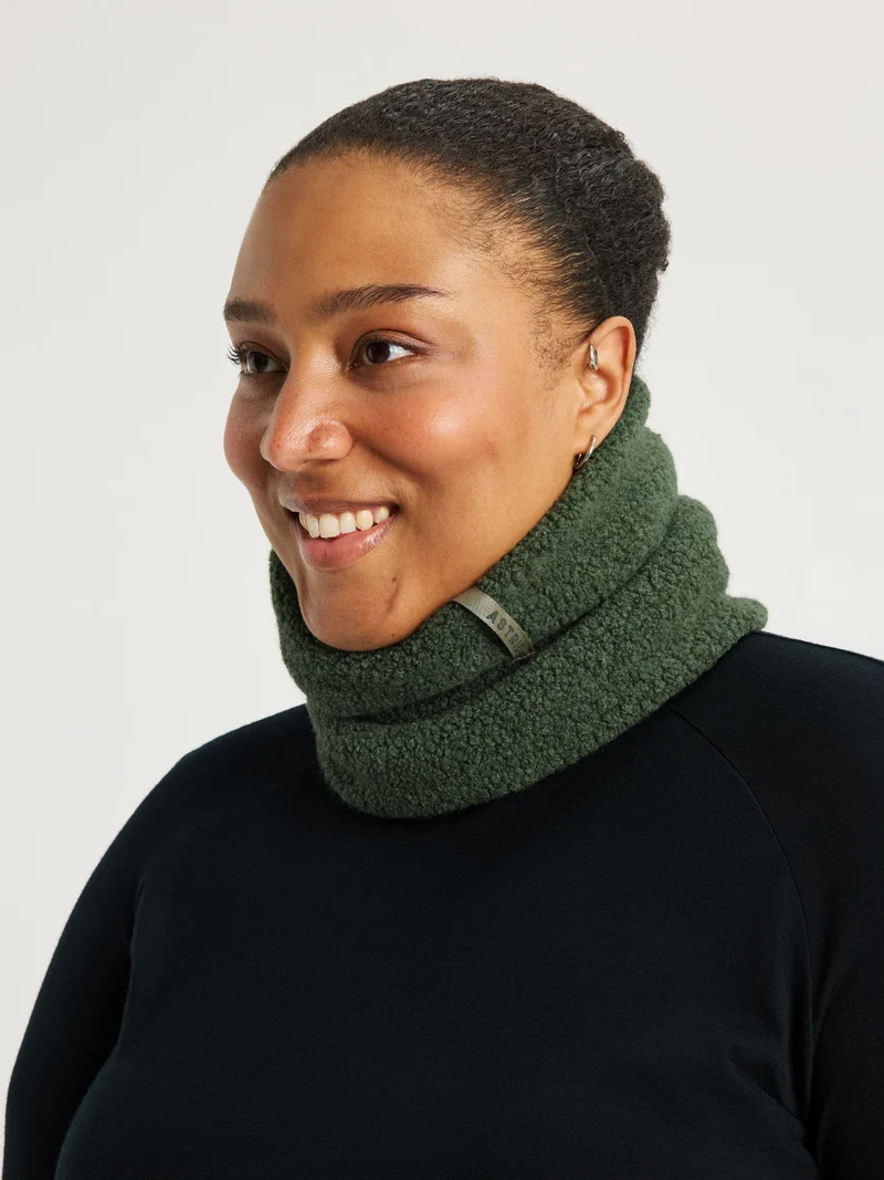 Camilla Wool Neckwarmer Green