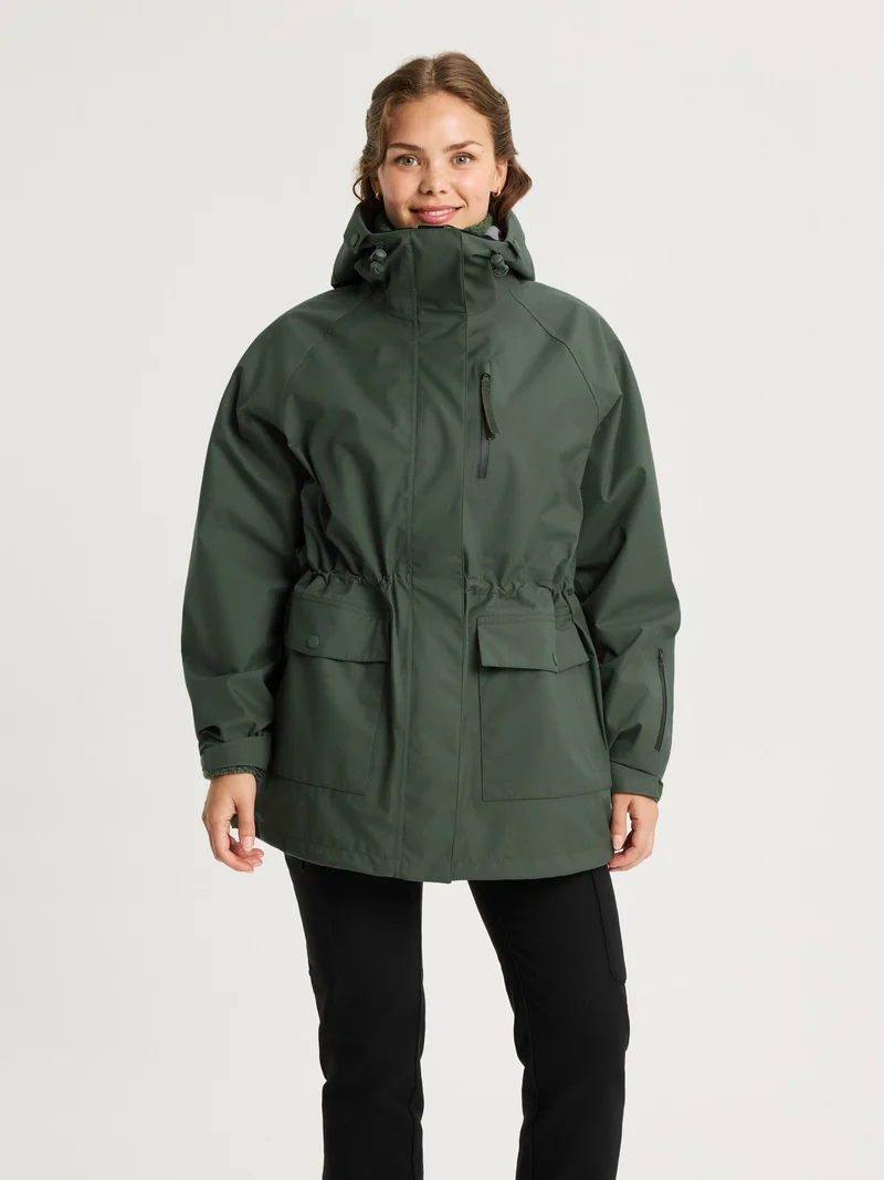 Emma 3L Shell Jacket Green