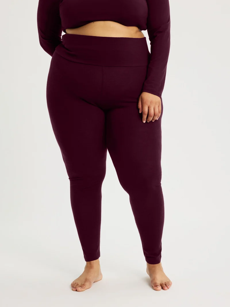 Ingrid Merino Long Jane Burgundy