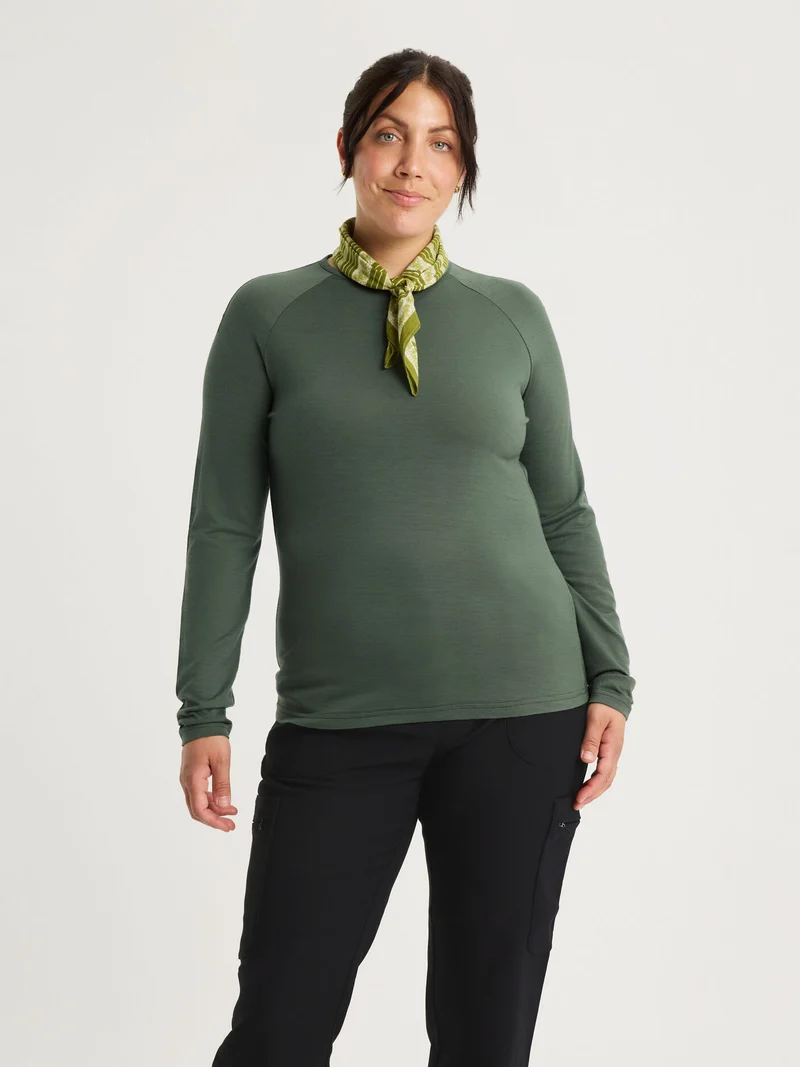 Ingrid Merino Long Sleeve Green
