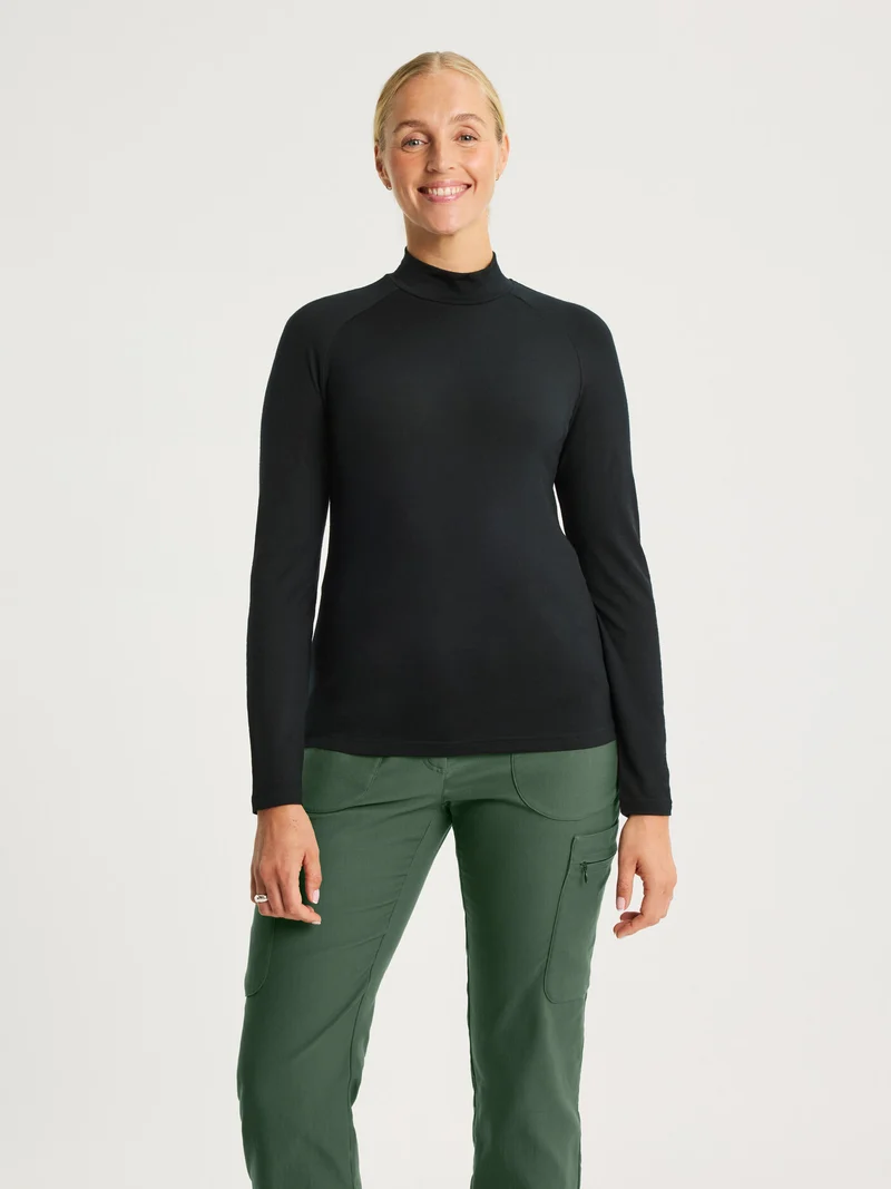 Aleksandra Merino Long Sleeve Black