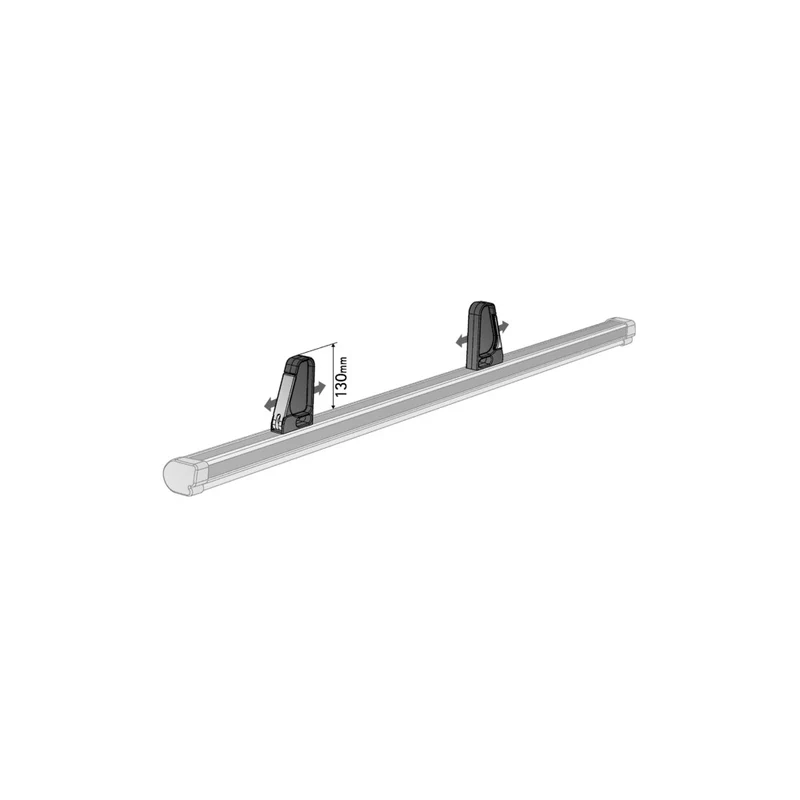 2PCS LOAD-STOPPERS "KP-1" FOR "KARG O-PLUS" ROOFBARS
