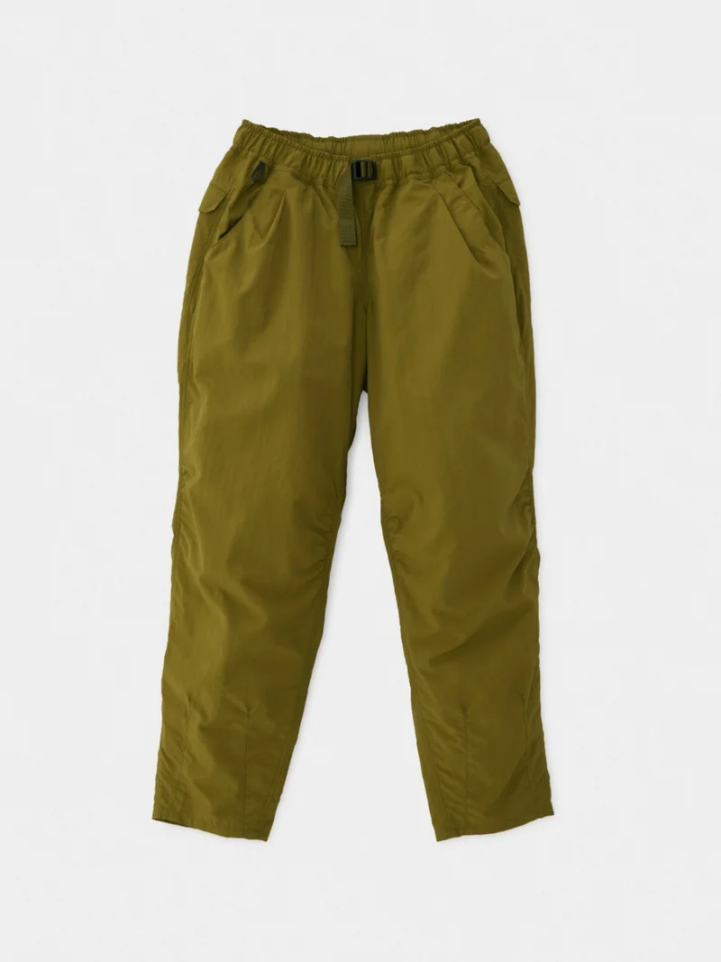 5-Pocket Wide Pants #Olive Khaki ｜山と道