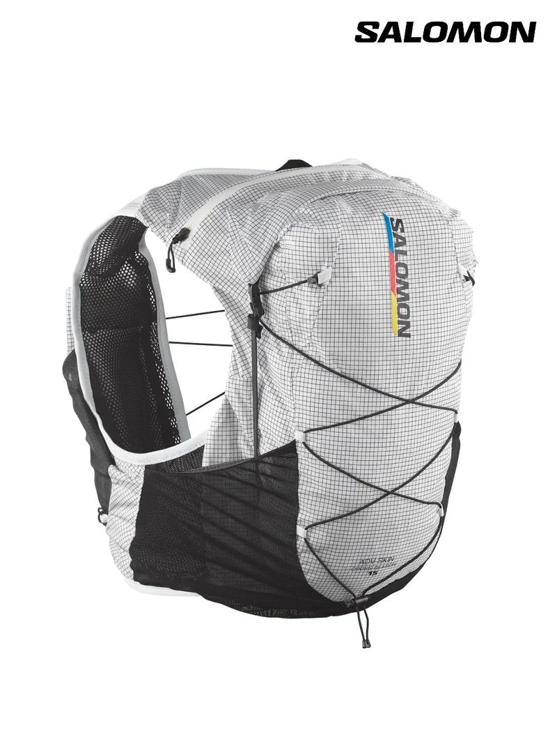 ADV SKIN CROSS SEASON RACE FLAG #WHITE/BLACK [LC2091900]｜SALOMON
