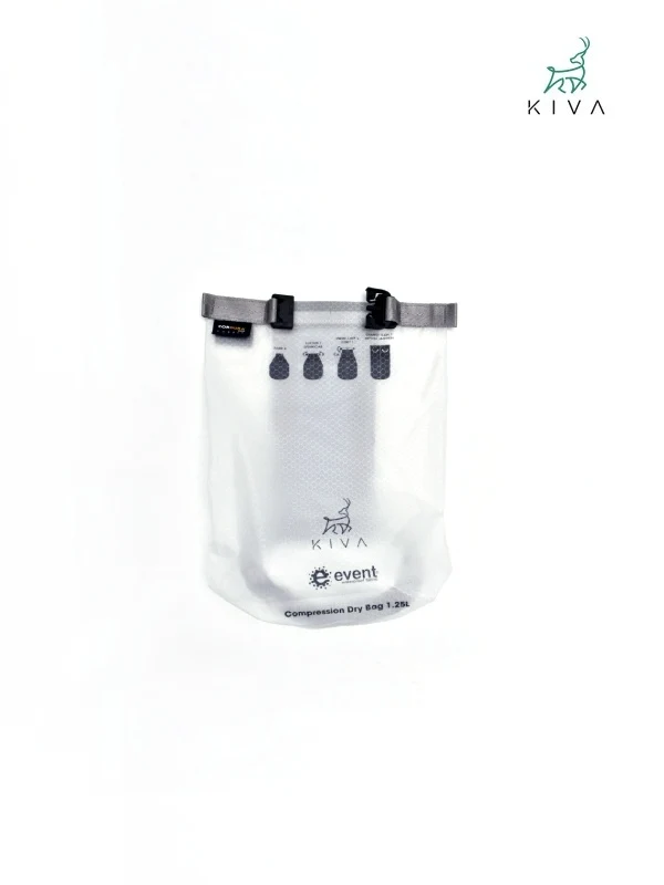 Compression Dry Bag 1.25L #White [CDB001]｜KIVA Outdoors