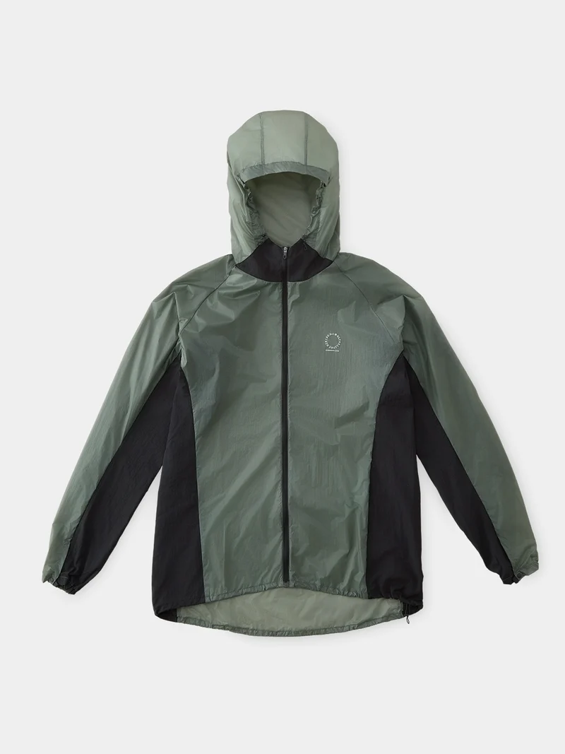 Wind Zip Hoody #Slate Khaki｜山と道