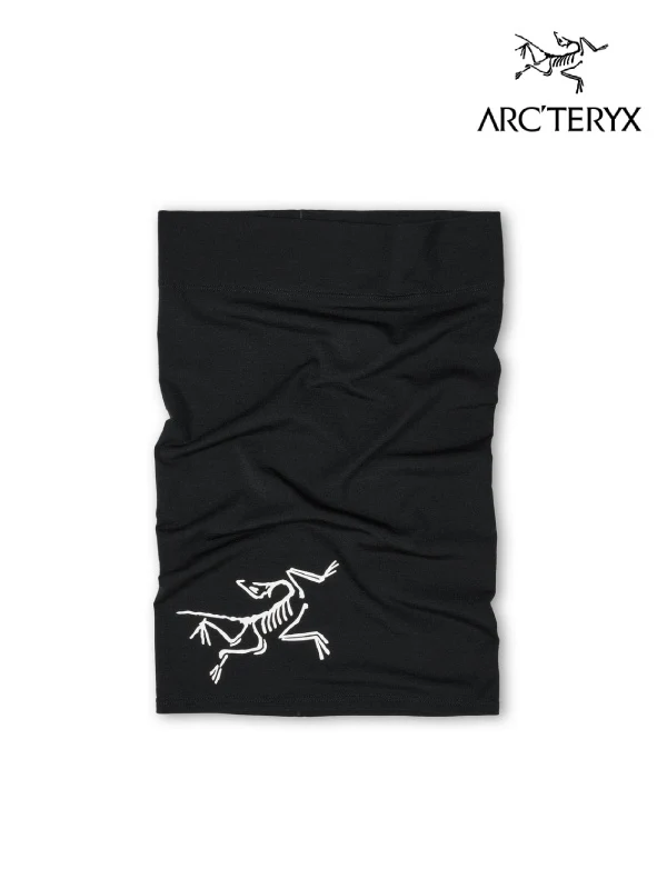 Satoro Merino Neck Gaiter #Black / Arctic Silk [X00000993703]｜ARC'TERYX