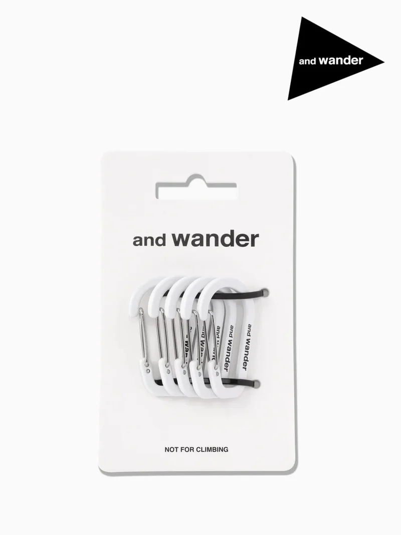 mini carabiner set #off white [5987289]｜and wander