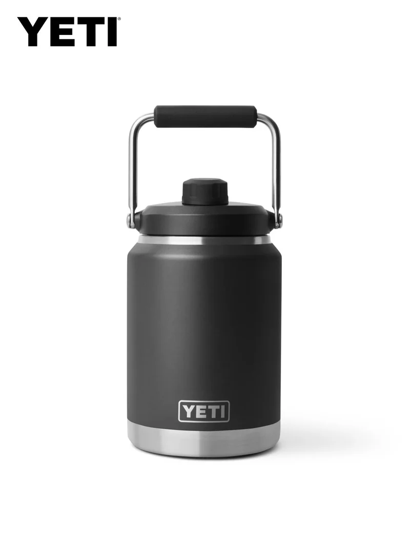 Rambler Half Gallon Jug 2.0 #BLACK [21071501992]｜YETI