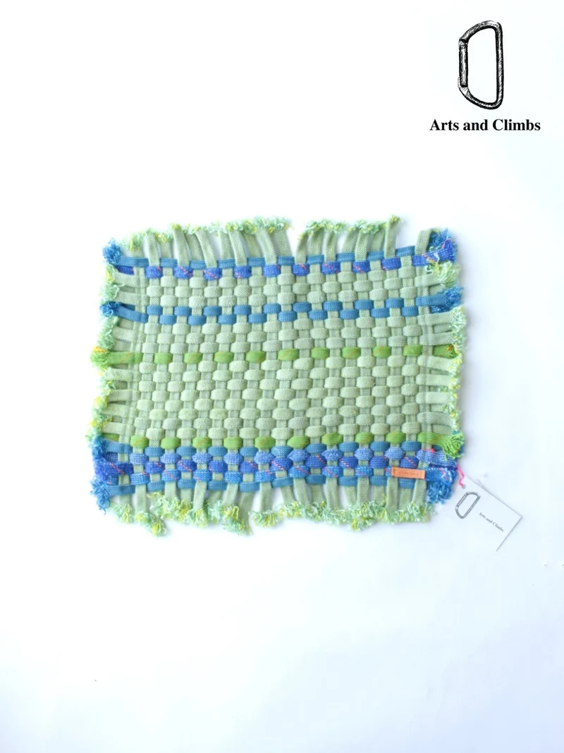 Rope mat #Green/Blue｜Arts and Climbs