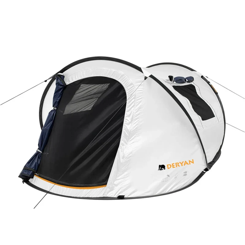 Pop-Up Tält Dome - 2000 mm vattenpelare - Cream