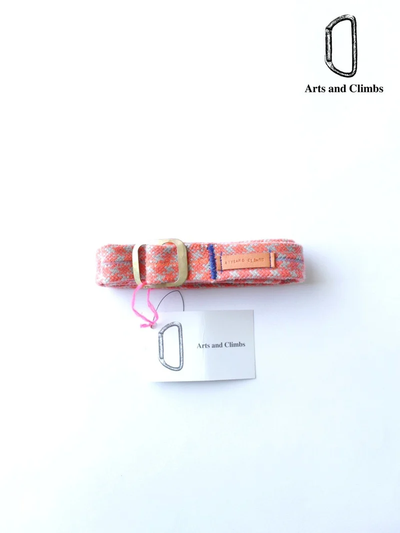 Rope belt(真鍮） #Orange｜Arts and Climbs