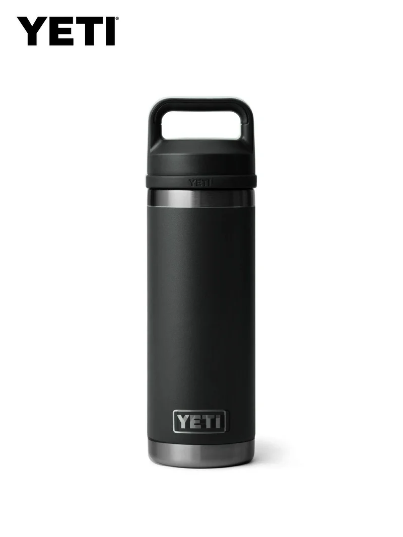 18 oz WATER BOTTLE WITH CHUG CAP #BLACK [21071504040]｜YETI