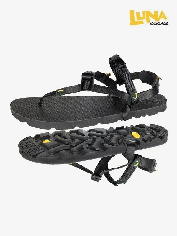 Retro Mono (unisex) #Black｜LUNA SANDALS