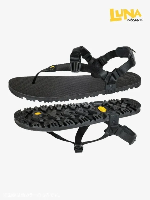 Oso Flaco Winged Edition (unisex) #Black｜LUNA SANDALS