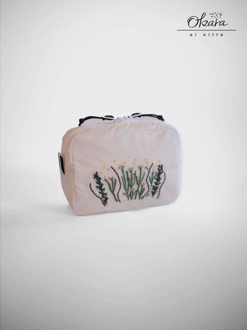 Rektan BRODERI #White｜Okara
