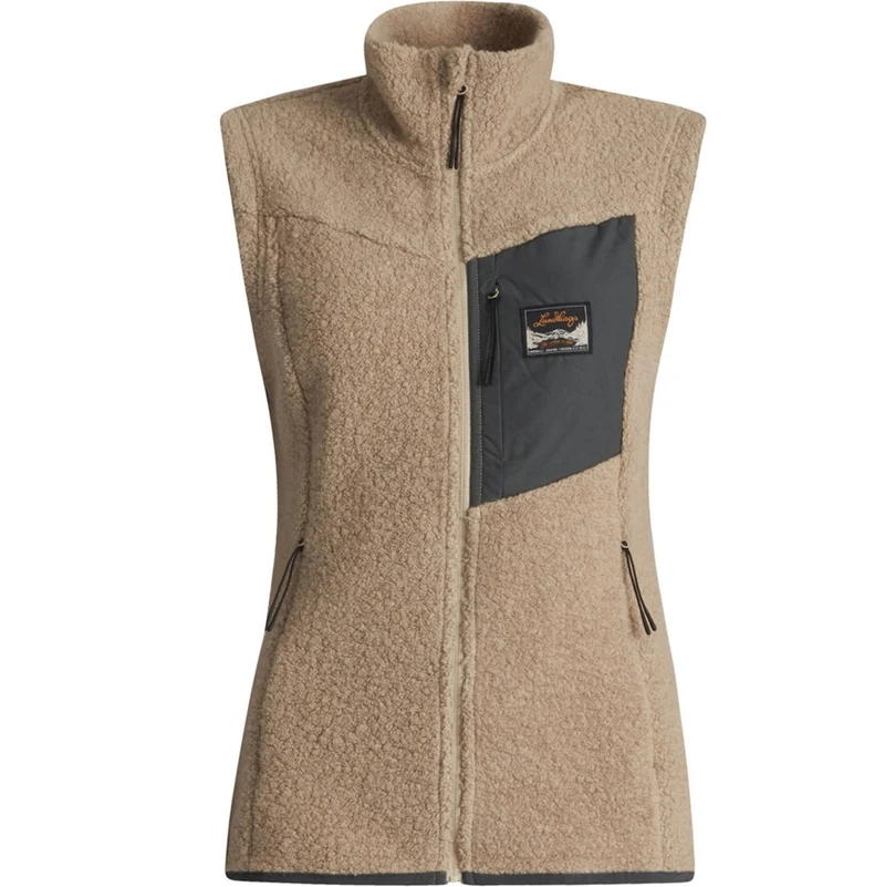 Flok Wool Pile Vest W (dam) - Väst i merinoul