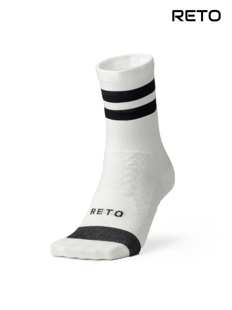 RUNNING SOCKS MIDDLE LENGTH ver.1.5 #ホワイト｜RETO