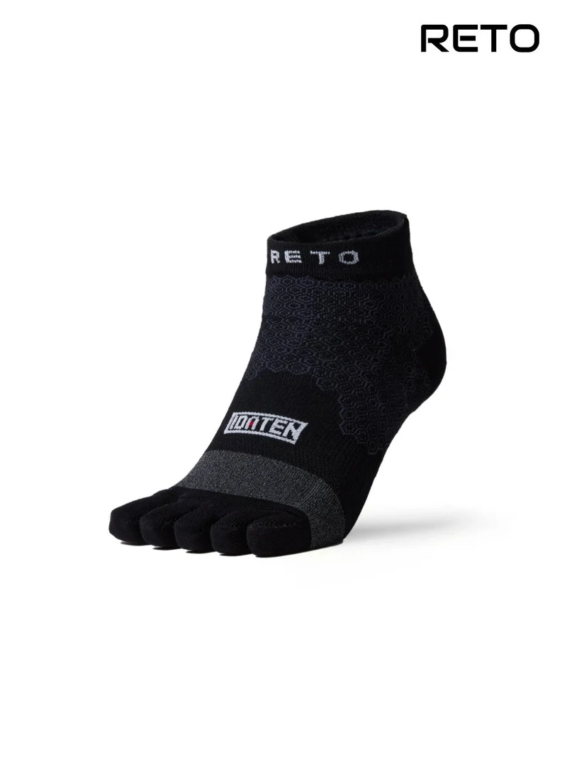 RUNNING SOCKS 5 FINGER TYPE ver.1.5 #ブラック｜RETO