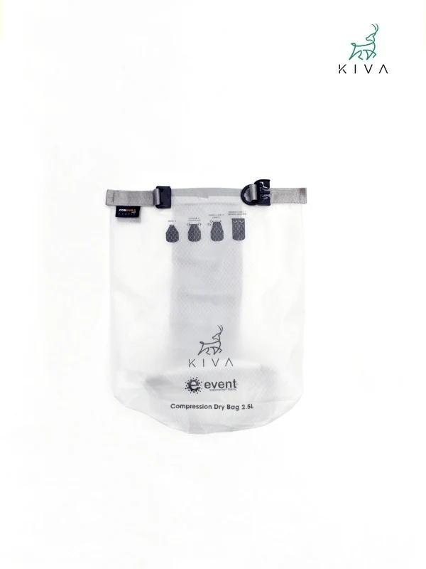 Compression Dry Bag 2.5L #White [CDB002]｜KIVA Outdoors