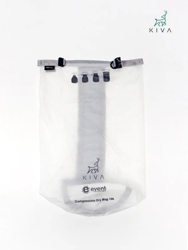 Compression Dry Bag 10L #White [CDB010]｜KIVA Outdoors