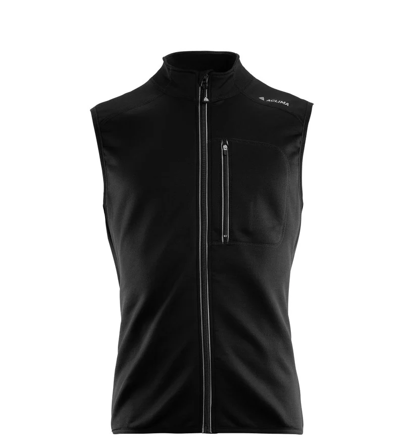 Woolshell Vest M's Black - Väst i merinoull