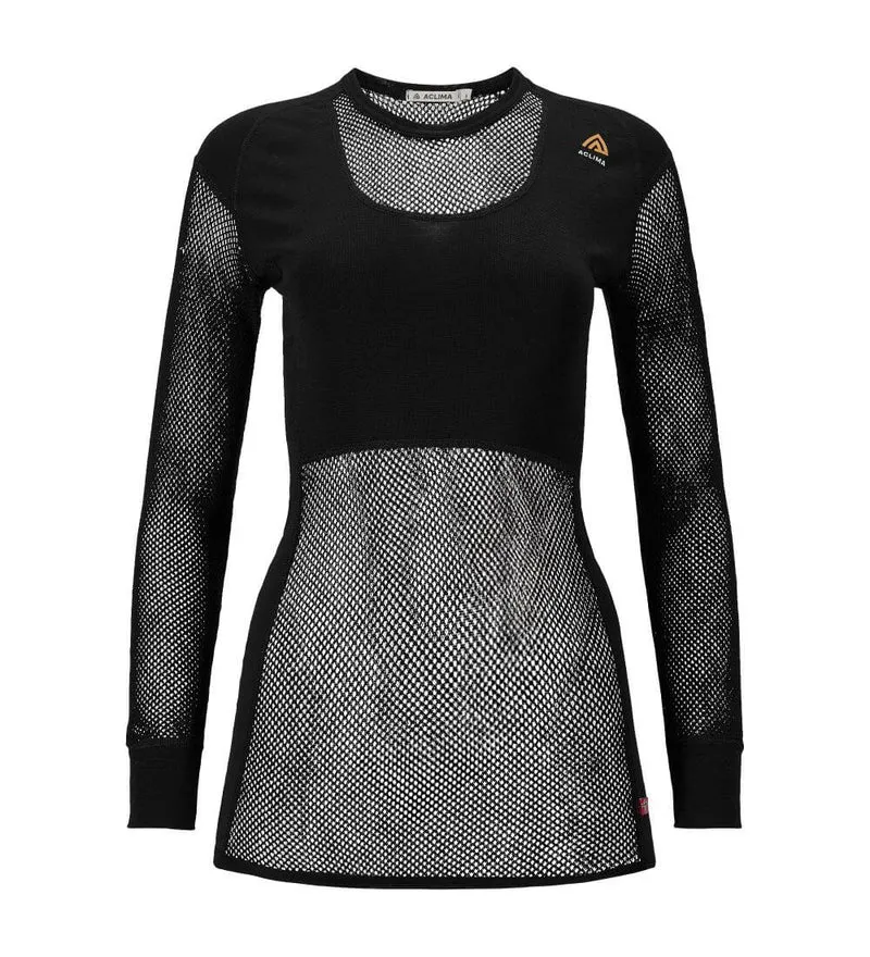 Woolnet Crew Neck W's (dam) - underställströja i merinoull