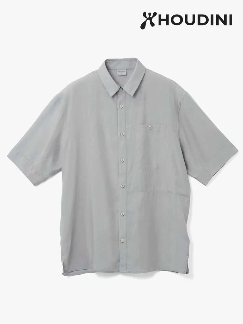 Men's Tree Shortsleeve Shirt #Cloudy Gray [860051]｜HOUDINI