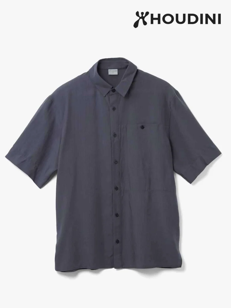 Men's Tree Shortsleeve Shirt #Hombre Blue [860051]｜HOUDINI