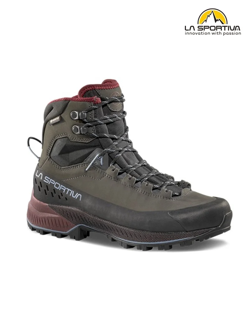 Women's TX5 Evo Mid Woman GTX #Carbon/Redwood [ZFHS159]｜LA SPORTIVA