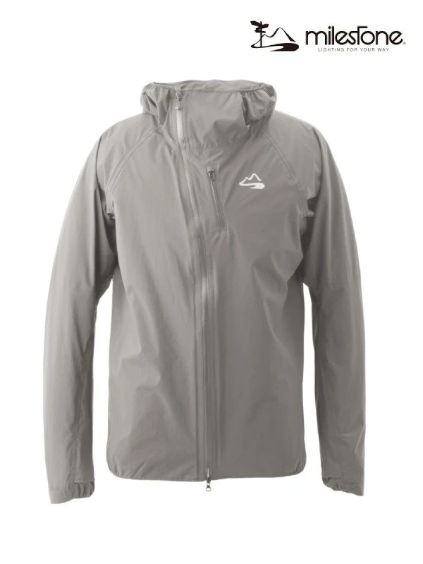 Up-Swing Rain Hoody #アイスグレー｜milestone