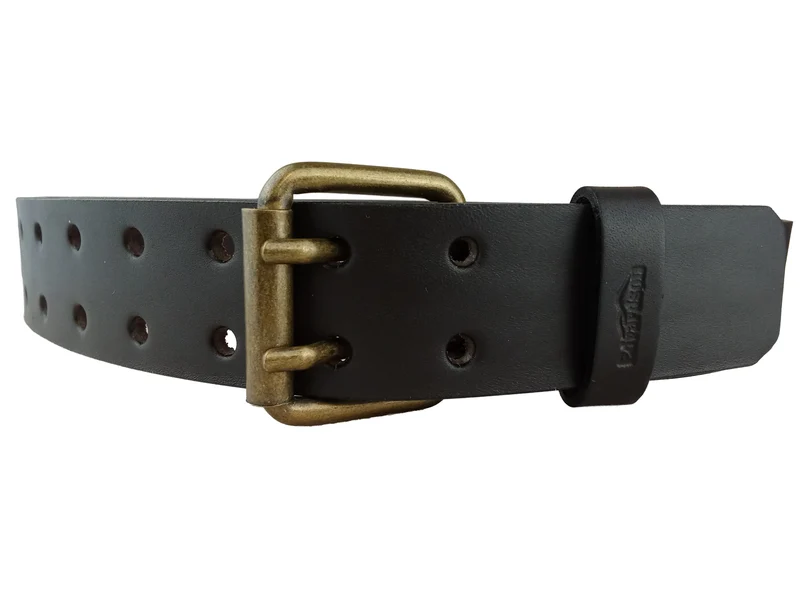 Läderbälte Dubbeldorn, 39 mm