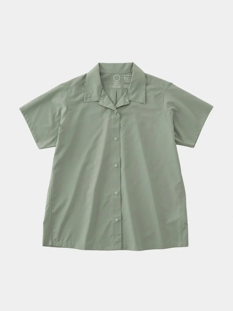 Women's UL Short Sleeve Shirt #Seagrass｜山と道