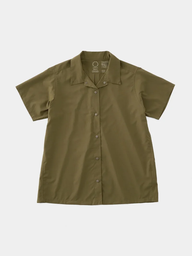 Women's UL Short Sleeve Shirt #Fir Green｜山と道