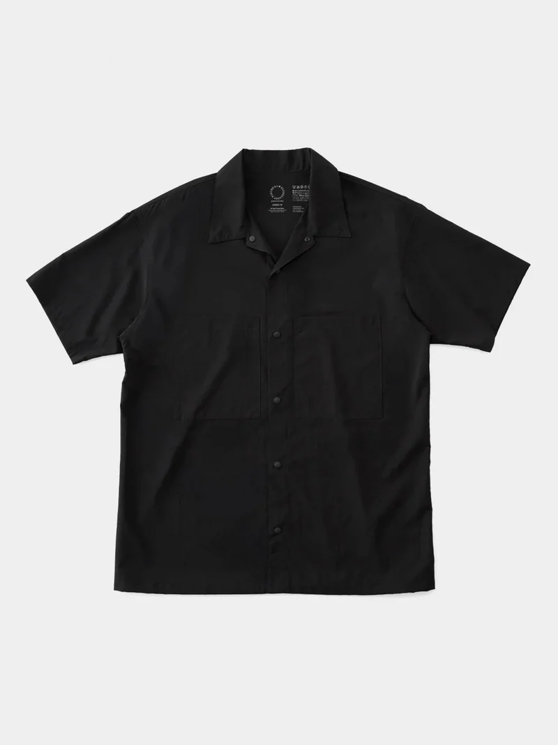 UL Big Pocket Short Sleeve Shirt #Black｜山と道