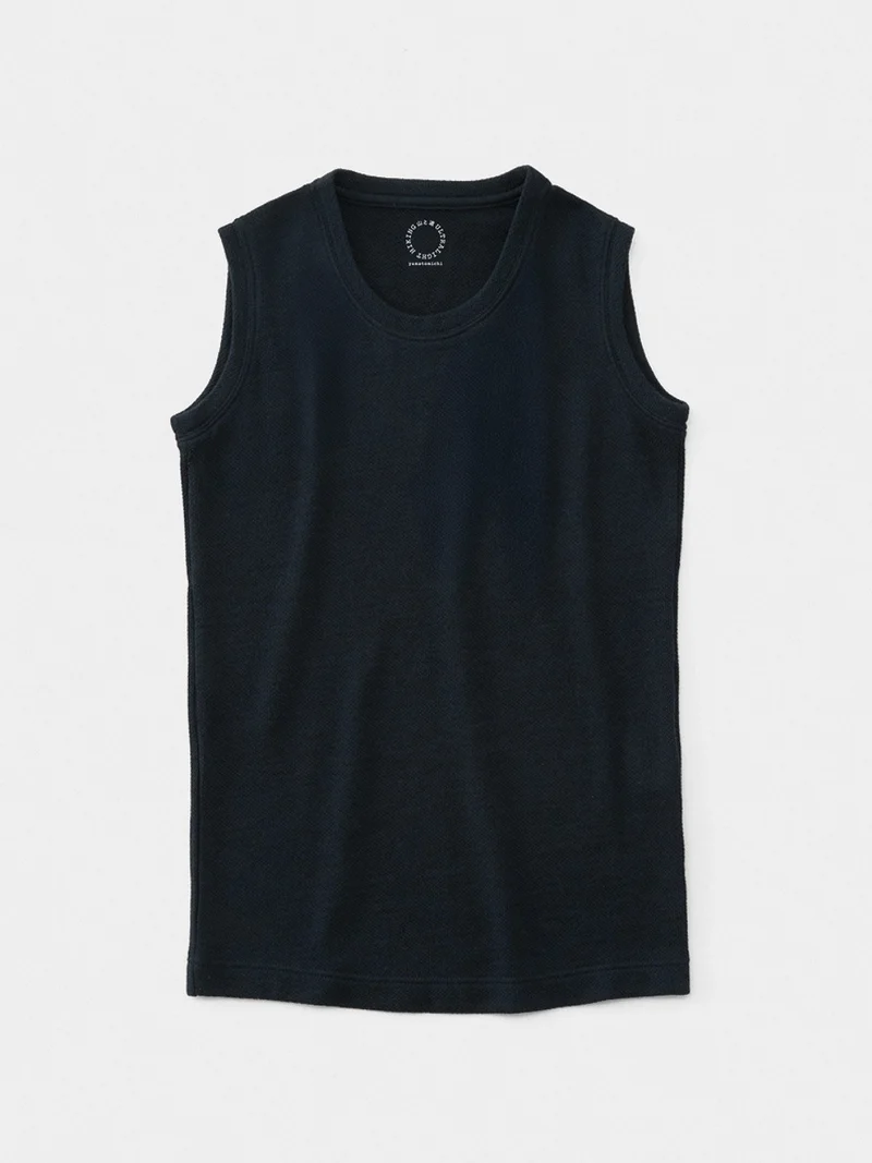 Women's DF Mesh Merino Sleeveless #Night Blue｜山と道