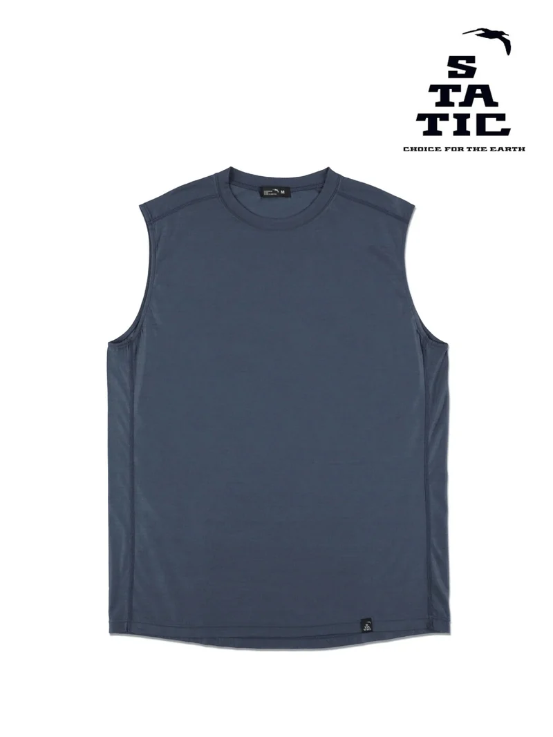 RAW Sleeveless #Dusky Blue [36210]｜STATIC