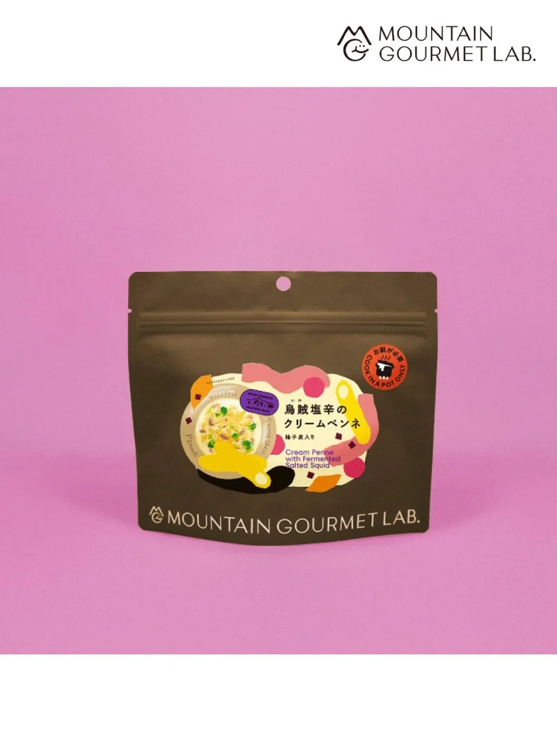 烏賊塩辛のクリームペンネ｜MOUNTAIN GOURMET LAB.
