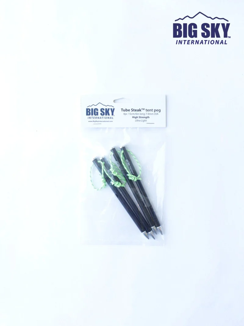 Tube Steak tent peg 15cm(6in) 4本セット｜BIG SKY INTERNATIONAL