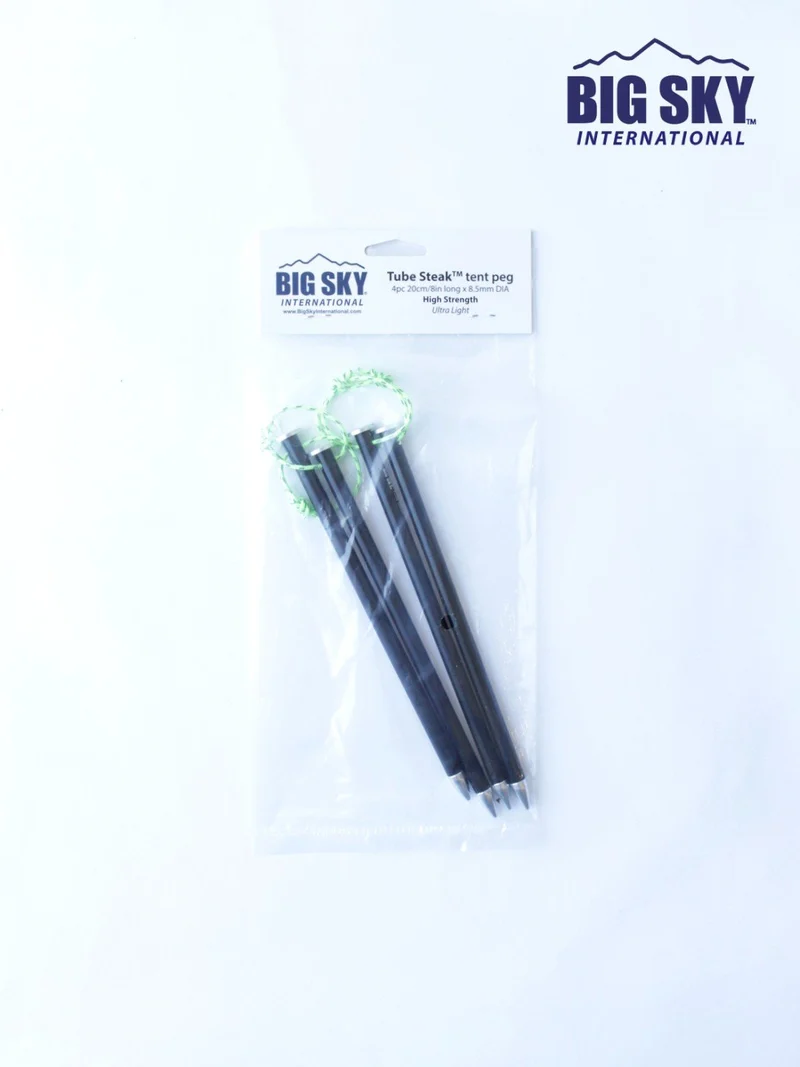 Tube Steak tent peg 20cm(8in) 4本セット｜BIG SKY INTERNATIONAL